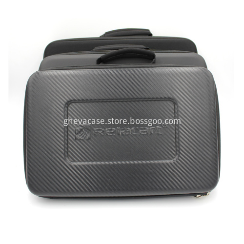 Custom foam instrument hard tool case with handle